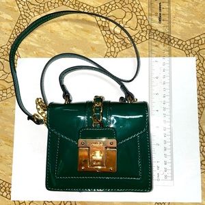 Mini crossbody ALDO bag in emerald green